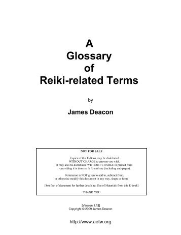 A Glossary of Reiki-related Terms - LuminEarth.com