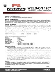 Weld On 1707 Data Sheet - Curbellplastics.com