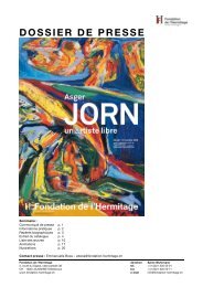 Asger Jorn un artiste libre - Fondation de l'Hermitage