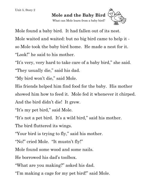 story to read to baby