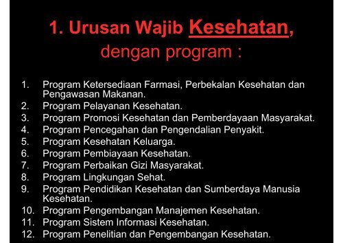 1. Urusan Wajib Kesehatan - dppka diy