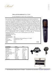 Mono och Stereomikrofon TL 4 / TL 44