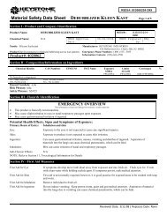 Kleen Kast MSDS 4020062.pdf - Keystone Industries