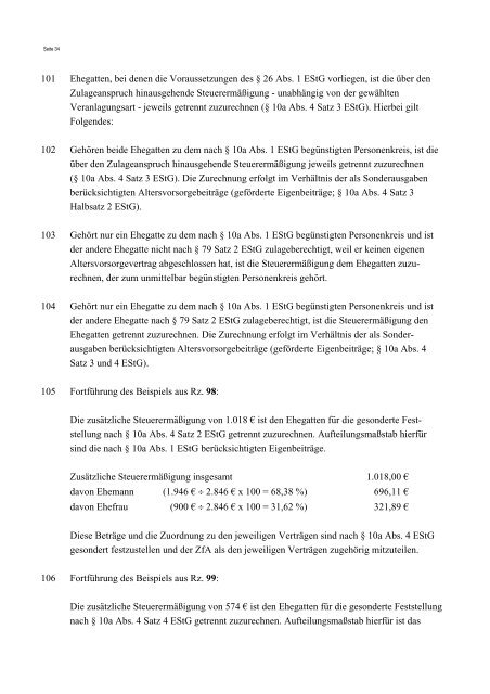 Steuerliche Förderung der privaten Altersvorsorge und betrieblichen ...