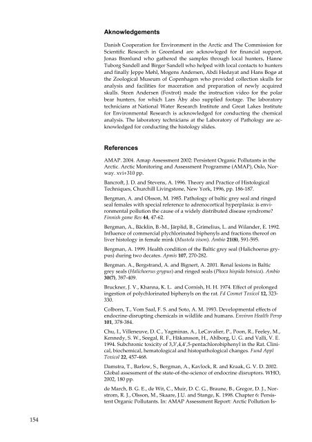 Organohalogen concentrations and a gross and histologic ...