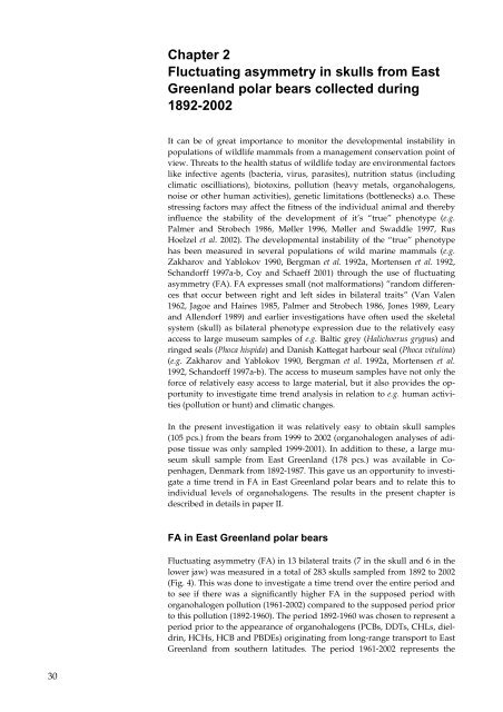 Organohalogen concentrations and a gross and histologic ...