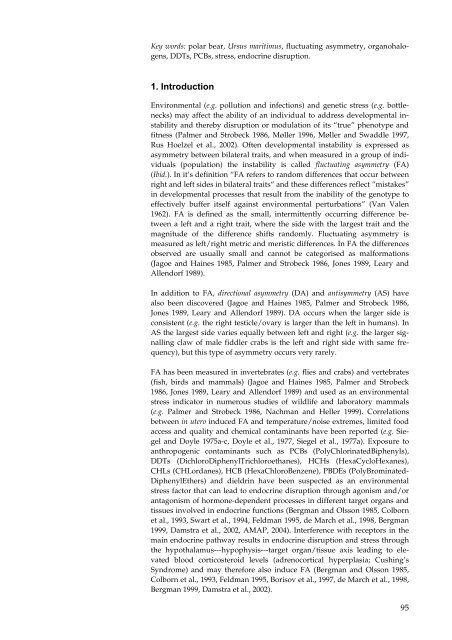 Organohalogen concentrations and a gross and histologic ...