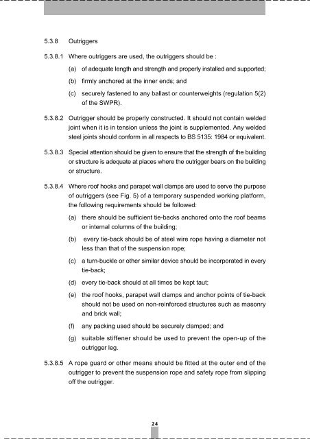 Code of Practice for Safe Use and Operation of Suspended Working ...