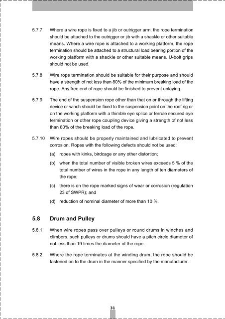 Code of Practice for Safe Use and Operation of Suspended Working ...