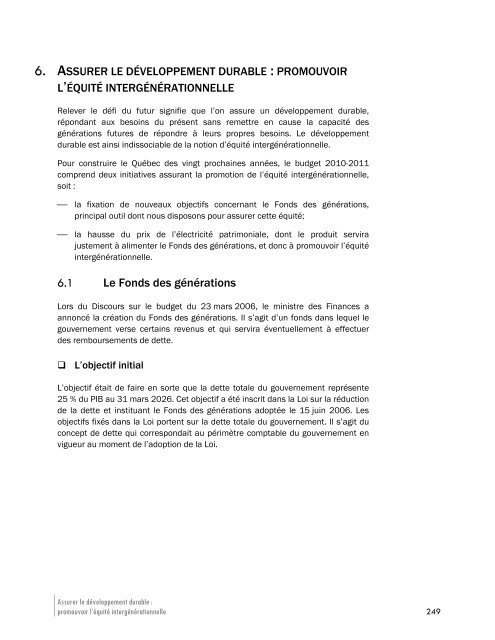 Plan d'action Ã©conomique et budgÃ©taire - Budget - Gouvernement ...