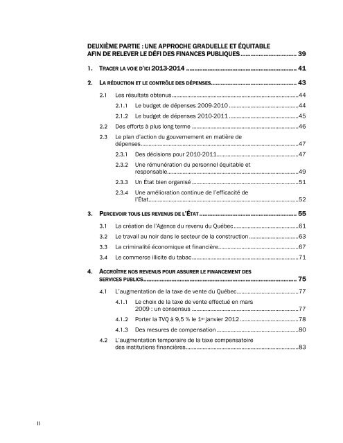 Plan d'action Ã©conomique et budgÃ©taire - Budget - Gouvernement ...