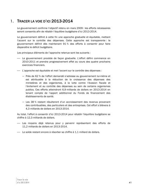 Plan d'action Ã©conomique et budgÃ©taire - Budget - Gouvernement ...