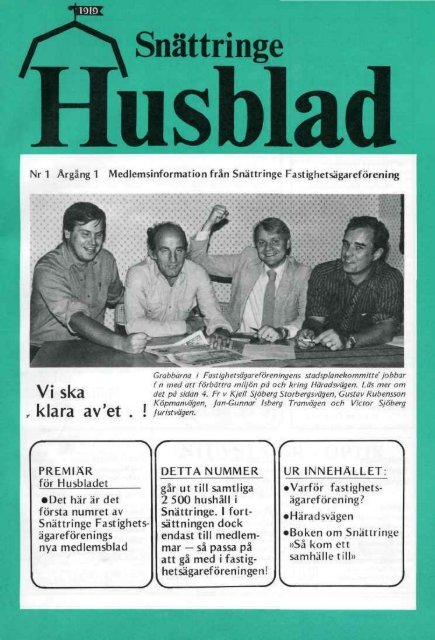 1980 - SnÃ¤ttringe fastighetsÃ¤garefÃ¶rening