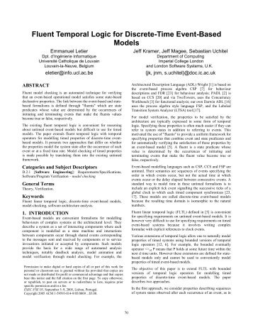 Fluent Temporal Logic for Discrete-Time Event-Based Models