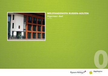 WELSTANDSNOTA RIJSSEN-HOLTEN Algemeen deel - Gemeente ...