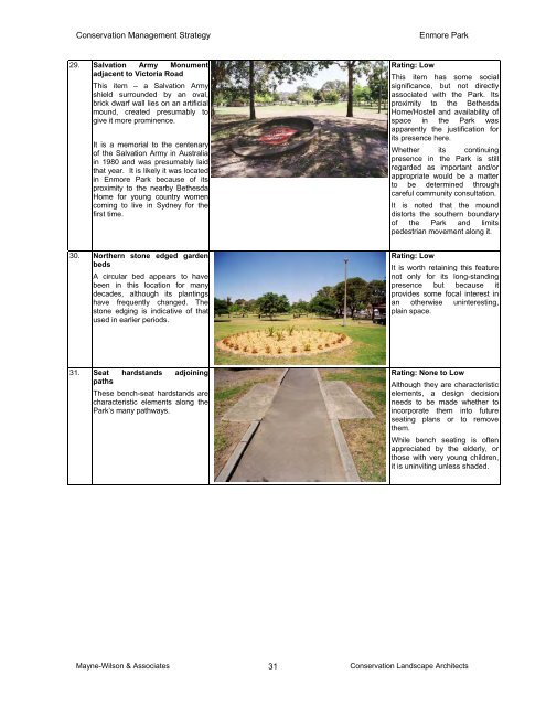 Enmore Park Plan of Management - Land