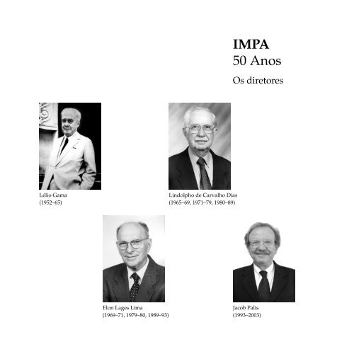 IMPA 50 Anos