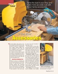 Miter Saw Accessories - ShopNotes