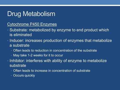 Pharmacology of Antiretroviral Agents An Emphasis on Drug ...