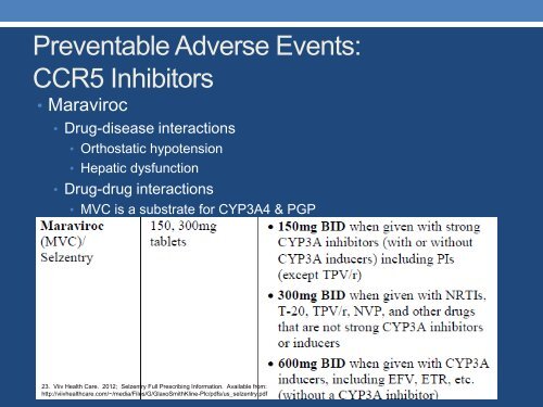 Pharmacology of Antiretroviral Agents An Emphasis on Drug ...