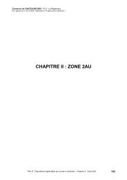 CHAPITRE II : ZONE 2AU - Chateaubourg