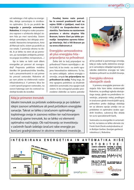 Stran Seznam oglaševalcev - Energetik revija