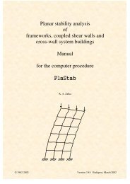 Planar stability analysis of frameworks, coupled shear walls and ...