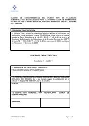 cuadro de caracteristicas del pliego tipo de clÃ¡usulas ...