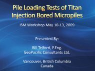 Pile Loading Tests of Titan Injection Micropiles at an Industrial Plant ...