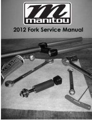 Manitou shocks repair hotsell