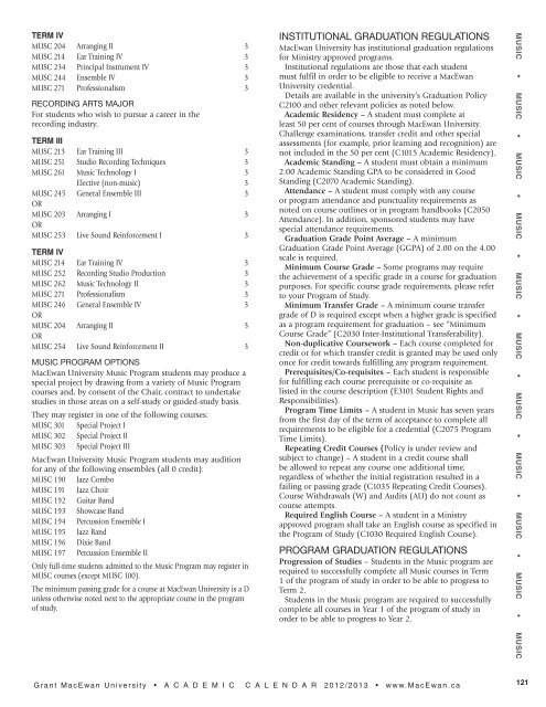 Academic Calendar 2012/2013