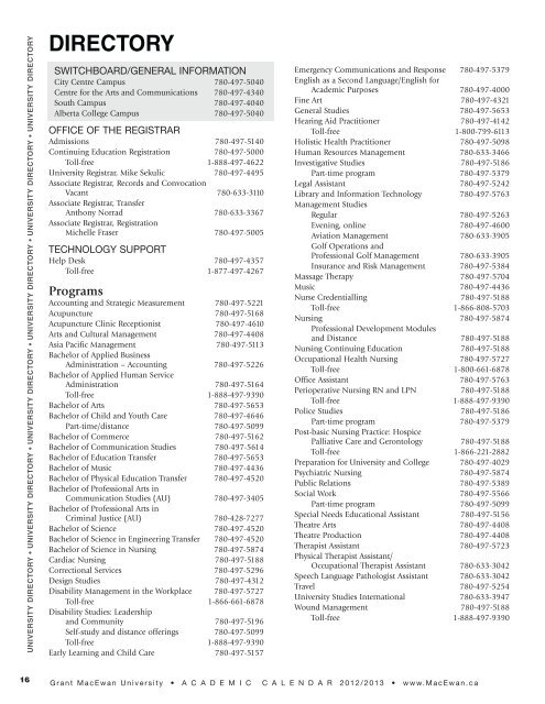 Academic Calendar 2012/2013