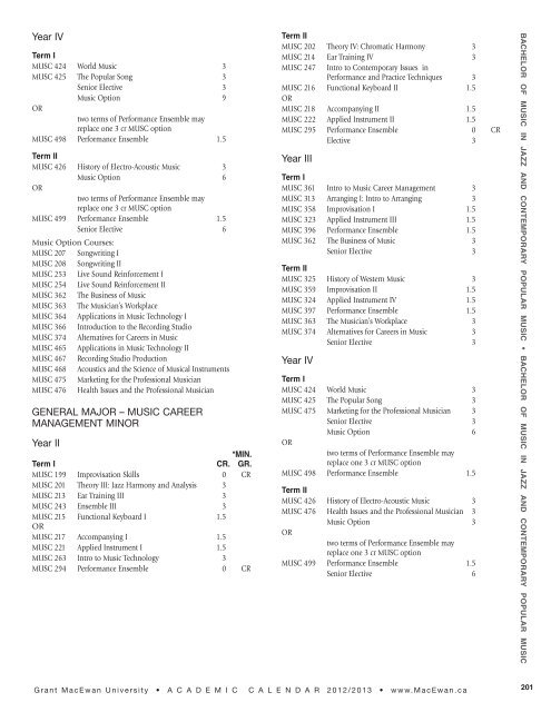 Academic Calendar 2012/2013