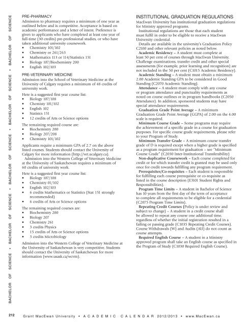 Academic Calendar 2012/2013