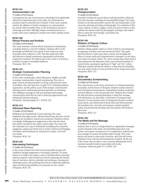 Academic Calendar 2012/2013