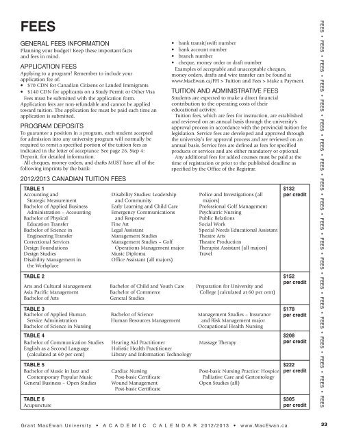 Academic Calendar 2012/2013