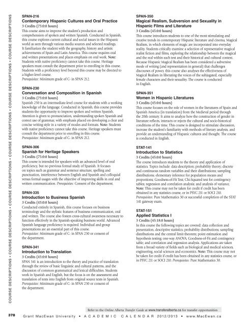 Academic Calendar 2012/2013