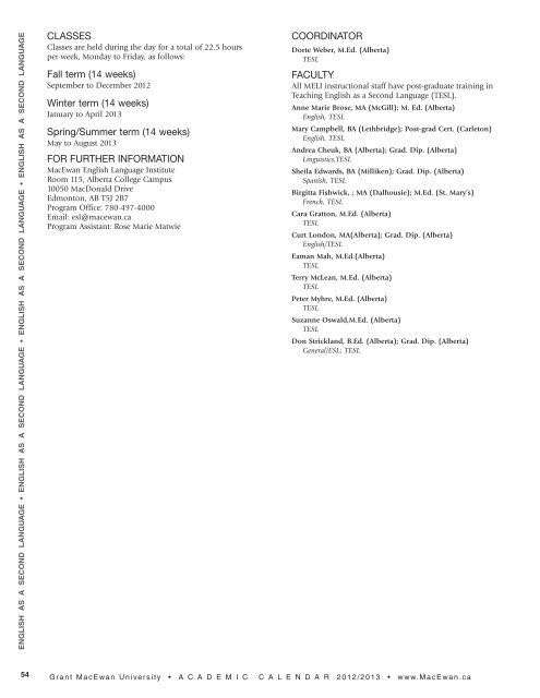 Academic Calendar 2012/2013