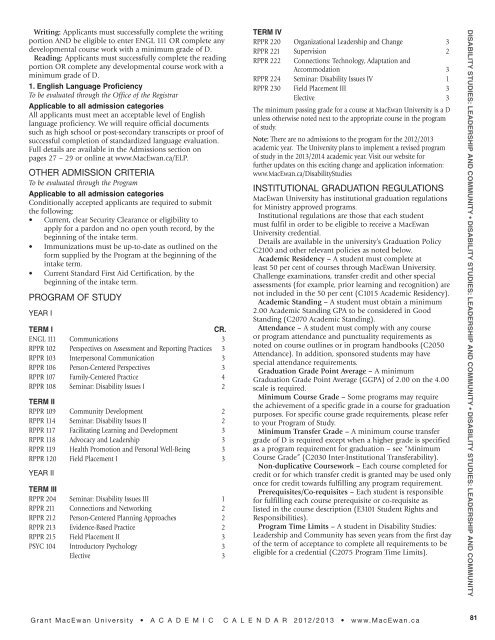 Academic Calendar 2012/2013