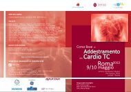 Cardio TC Cardio TC Roma - SIRM