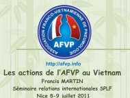 Diapositive 1 - association franco-vietnamienne de pneumologie