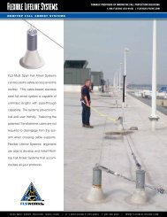 Rooftop Fall Arrest Systems - Flexible Lifeline Systems