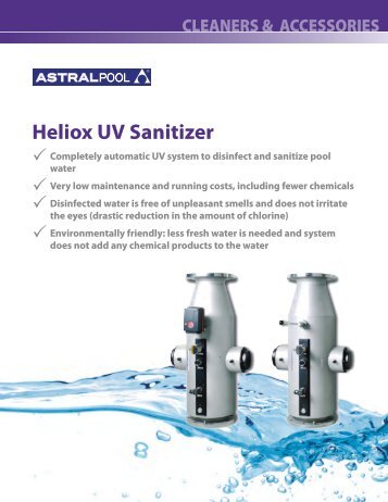 AP-215 Heliox UV SanItizer.pdf - Astral Pool USA