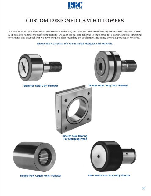 1413.06.08 Cam Followers.qxd - RBC Bearings