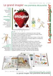 FICHE Pâ¦DAGO Le grand Imagier - Gallimard
