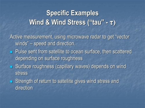 Satellite oceanography