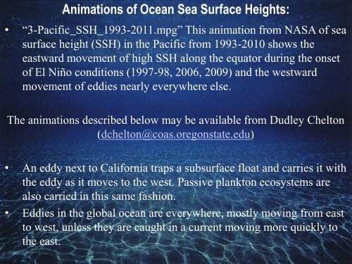 Satellite oceanography