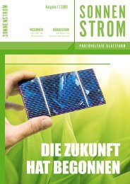 SONNENSTROM - Sonnenzeitung