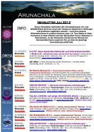 Arunachala - Newsletter Juli 2012 - SOMA-Work.de