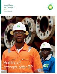 BP Annual Report and Form 20-F 2011 - Company Reporting